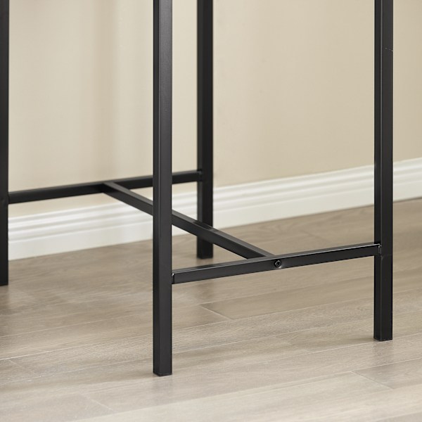 SoBuy barbord och 2 pallar Matgrupp Köksbord OGT10-PF brown table with 2 stools