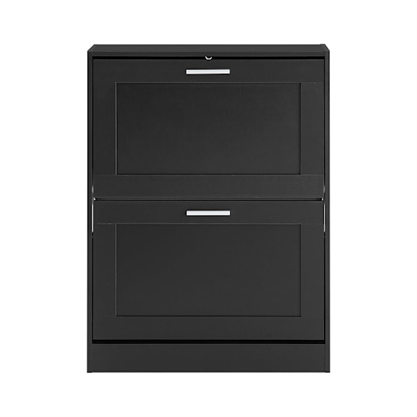 SoBuy Skoskab Skohylde Skoreol Skostativ til indgang FSR137-SCH Black 60*25*80cm