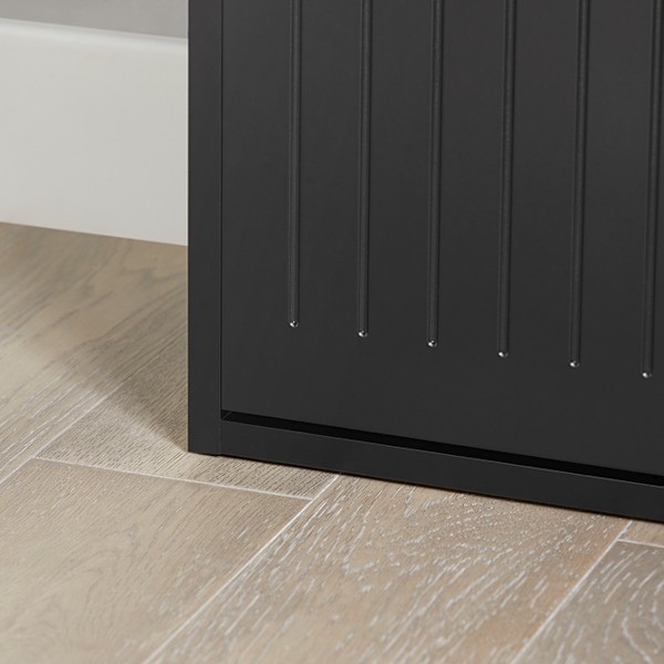 SoBuy Säilytyspenkki  Kenkähylly Kenkäkaappi Penkki FSR98-SCH Black 62*25*46cm
