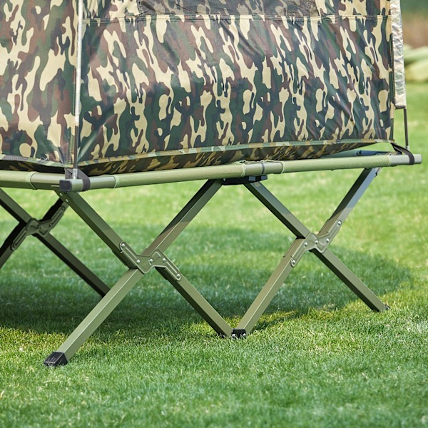SoBuy 4-i-1 tält för 2 personer OGS32-L-TN camouflage For 2 Persons