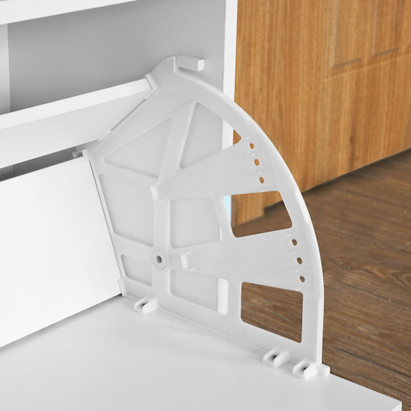 SoBuy Säilytyspenkki Kenkähylly Kenkäkaappi Eteisen FSR16-W White 60*30*48cm