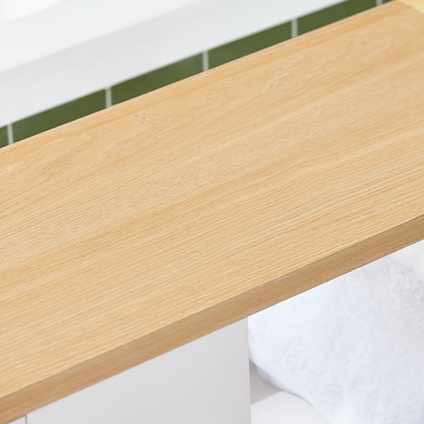 SoBuy WC-paperiteline Kylpyhuoneen hylly Kaappi BZR190-WN