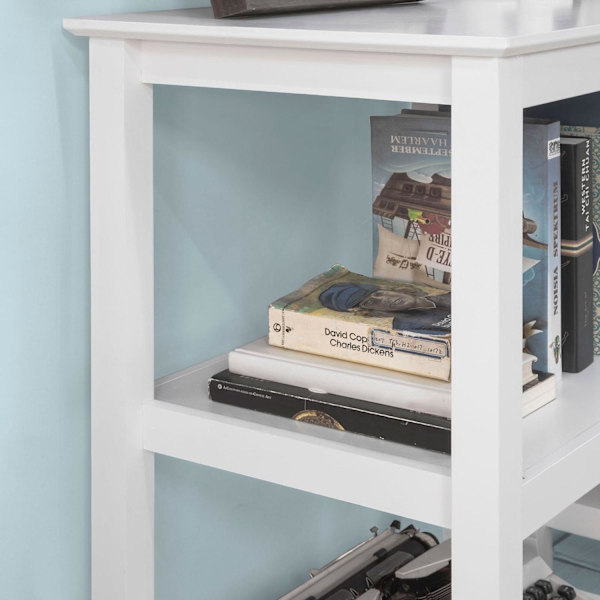 SoBuy, Avlastningsbord, Soffbord, Hallmöbler, FSB18-W White W60 x D40 x H80cm
