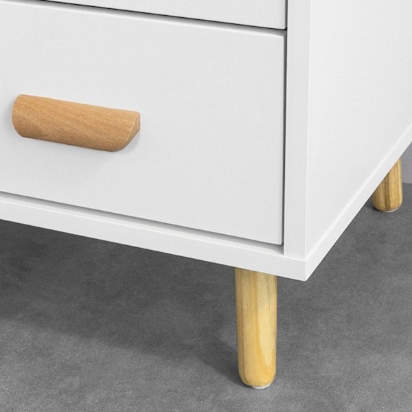 SoBuy Nattduksbord Soffbord,Sidobord,Sängbord,FBT95-W White