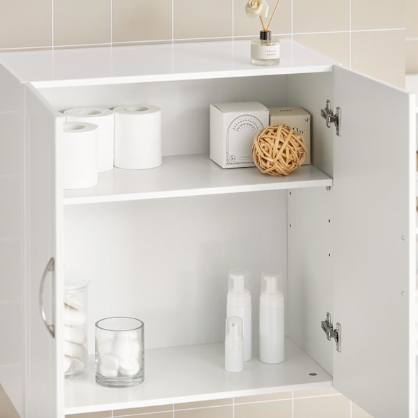 SoBuy Väggskåp med 2 dörrar Överskåp FRG231-W white 60*30*60CM