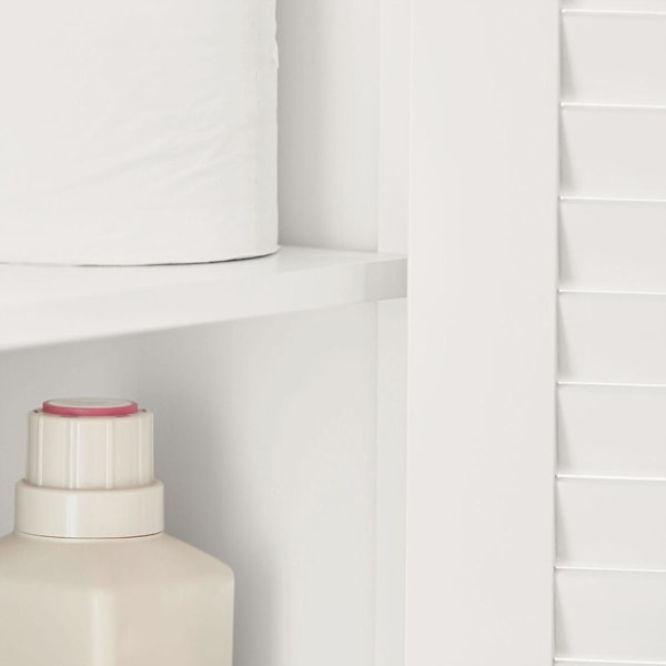 SoBuy Underskab til vask Skab til badeværelse FRG237-II-W White Sink cabinet(on floor)
