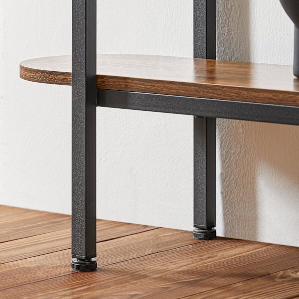 SoBuy Sidobord 2nivåer&hylla förvaringshyllor entrébord FSB67-WS