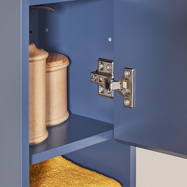 SoBuy Kylpyhuone kaappi Korkea kaappi laatikkoa BZR34-B Blue