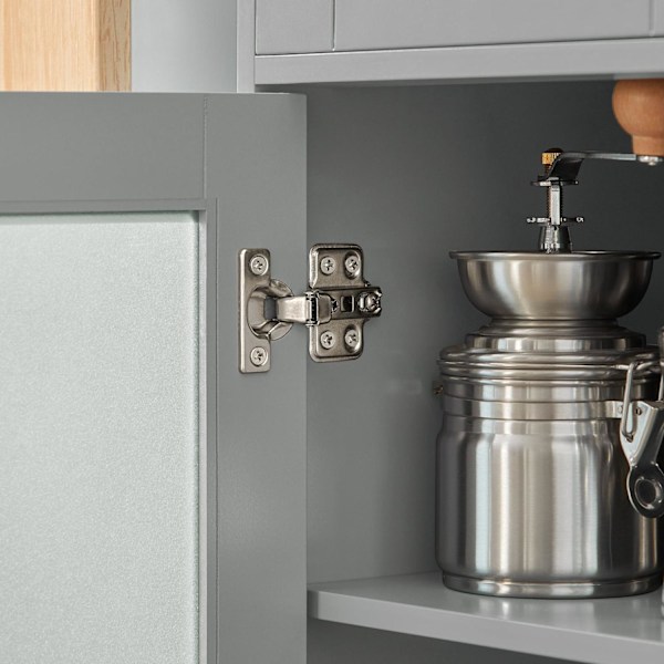 SoBuy Kökshylla Mikrovågsskåp Köksskåp hjul Sideboard FSB78-HG Gray