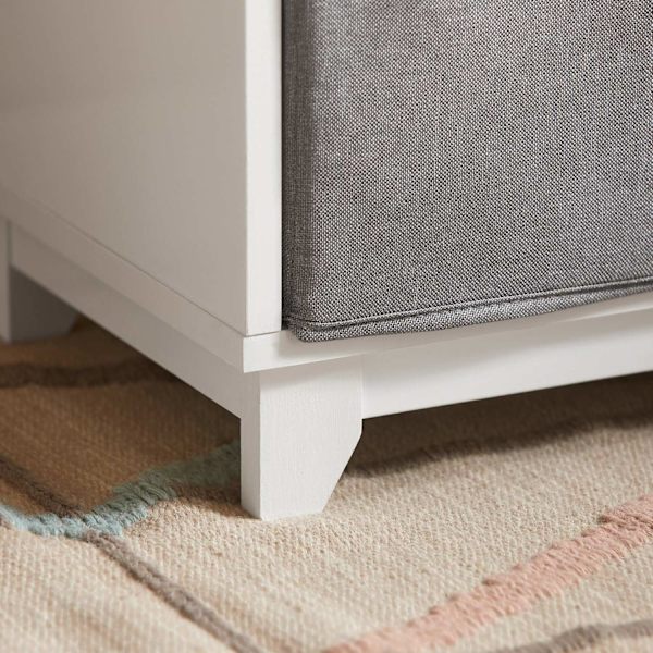 SoBuy Børne bogreol Magasinholder Hjørne bogreol KMB34-W grey