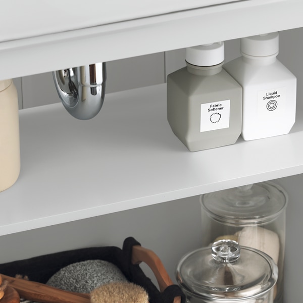 SoBuy Allaskaappi Allaskaluste Kylpyhuone kaappi 2 ovea BZR108-W Sink cabinet(on wall)