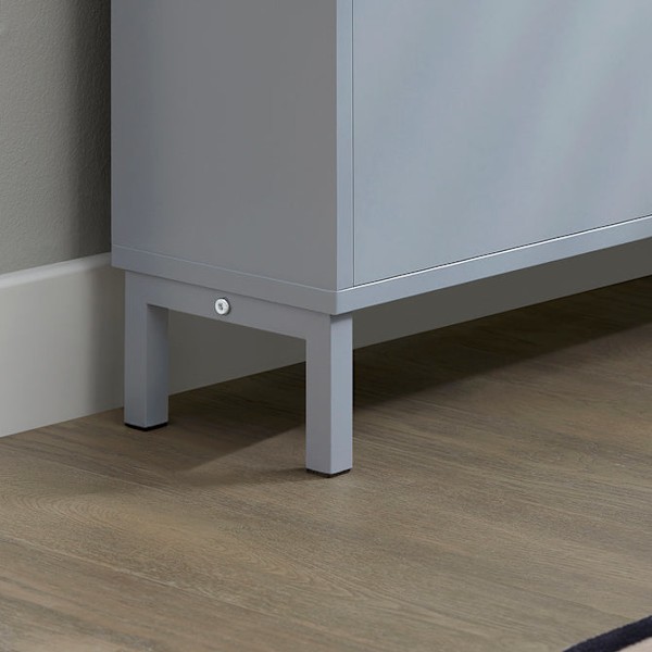 SoBuy Kenkäkaappi Kenkähylly kenkäkaappi osastoilla FSR151-H-HG Grey 19*129*50cm