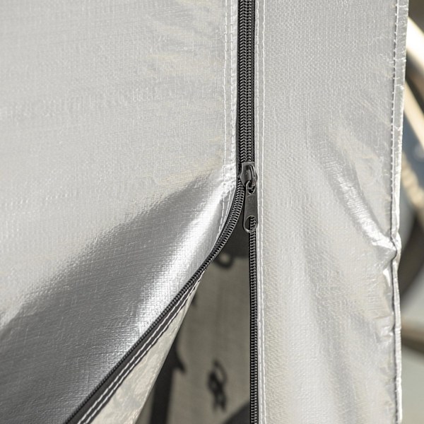 SoBuy Pyöräteline Teltta Autotalli 2-3 polkupyörää KLS11-L 159 x 219 x 165 cm