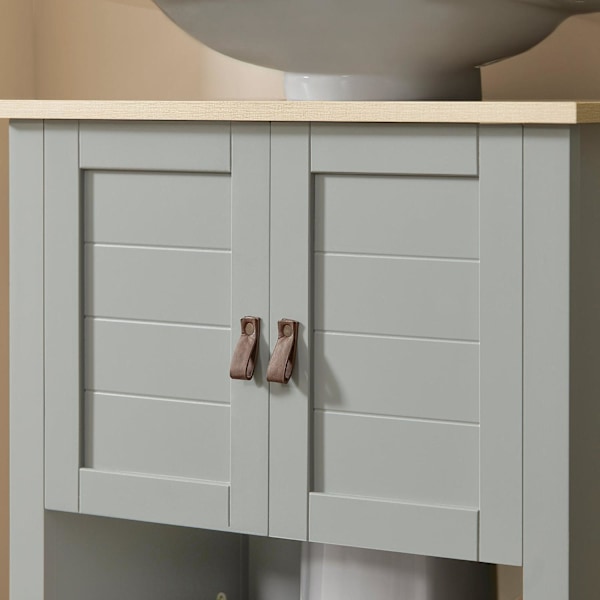 SoBuy Badeværelsesskab Underskab Underskab til vask BZR69-II-HG Sink cabinet(on floor)
