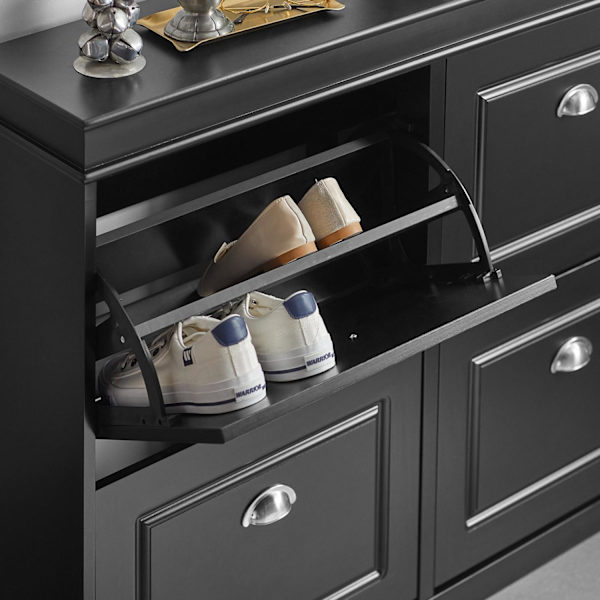 SoBuy Smart skoskab med vippefunktion, FSR79-SCH Black L105*B24*H83cm