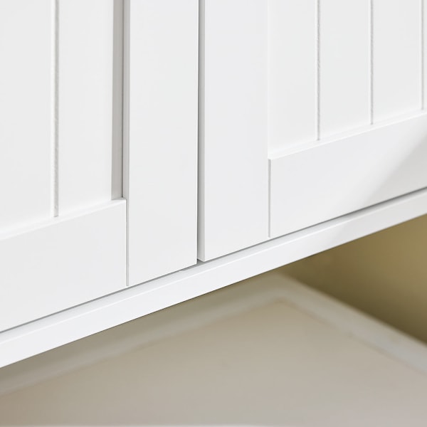 SoBuy Väggskåp med 2 dörrar Överskåp BZR188-W White 75*30*60CM