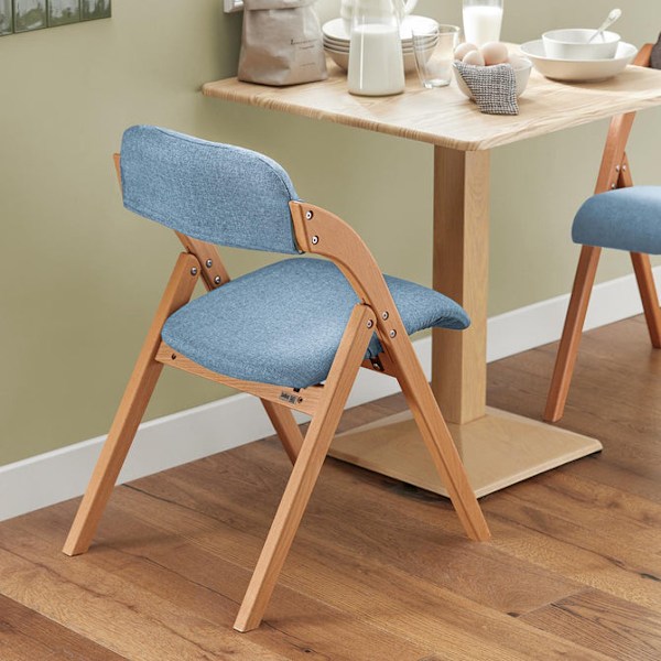 SoBuy Klappstol Skrivbordsstol FST92-BL Blue