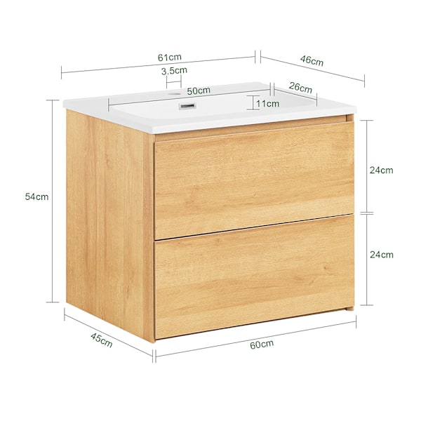 SoBuy Kylpyhuone kaappi Allaskaappi Allaskaluste BZR174-N Under sink cabinet