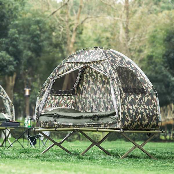 SoBuy Udendørs Enmandstelt Campingtelt OGS32-TN camouflage For 1 Person