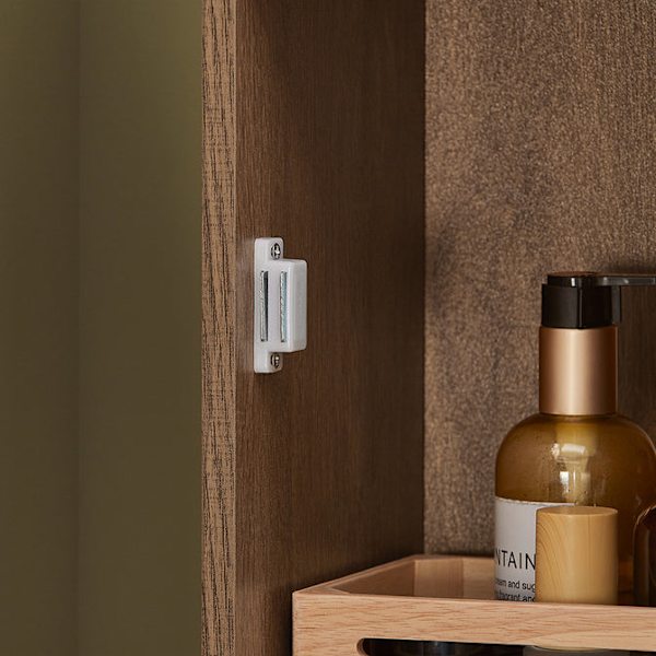 SoBuy Pyykkikaappi Kylpyhuone kaappi Korkea kaappi BZR34-PF Wood