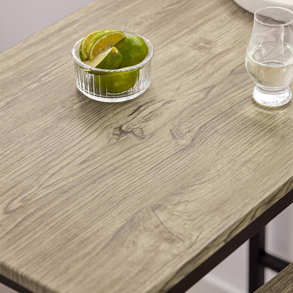 JotenOsta baaripöytä ja 2 jakkaraa keittiön set OGT03-N Wood Rectangular table with 2 chairs