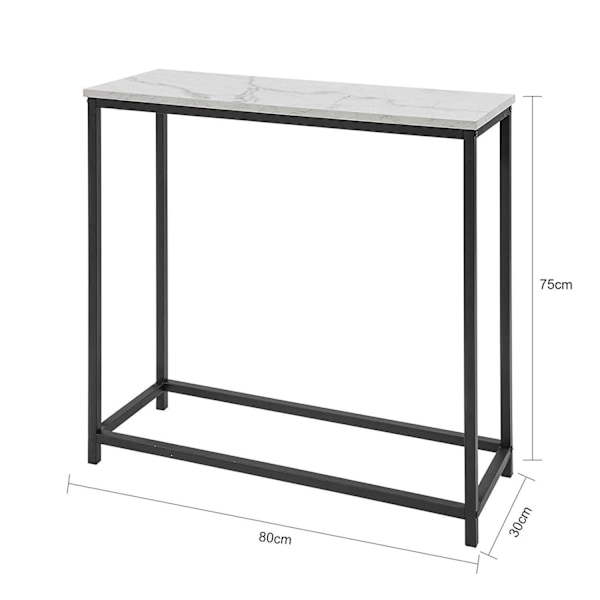 SoBuy, Avlastningsbord, Soffbord, Hallmöbler FSB29-SCH Black