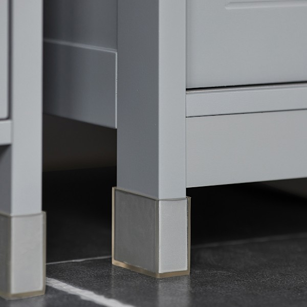 SoBuy Underskab til håndvask Badeværelsesskab FRG128-II-SG Grey Sink cabinet(on floor)