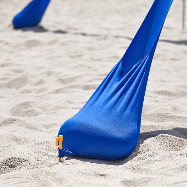 SoBuy Strandtelt med sandankre og bærbart parasol OZT01-DB blue 300*300*200CM