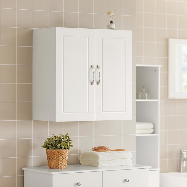 SoBuy Väggskåp med 2 dörrar Överskåp FRG231-W white 60*30*60CM