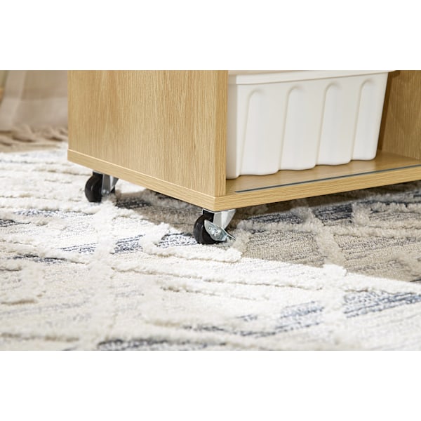 SoBuy Sengebord Sofabord Mobilt sidebord Endebord FBT152-N