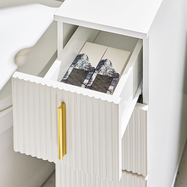 SoBuy Badeværelsesskab ToiletpapirholderBadeværelsesreolBZR183-W Toilet paper holder