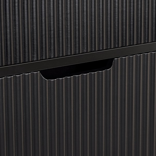 SoBuy Skoskåp med 2 fack Skohylla Skoförvaring FSR177-SCH Black 50*19*90CM