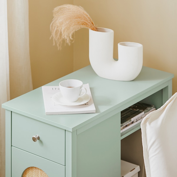 SoBuy Sengebord Sofabord Sidebord Endebord FBT159-GR Nightstand