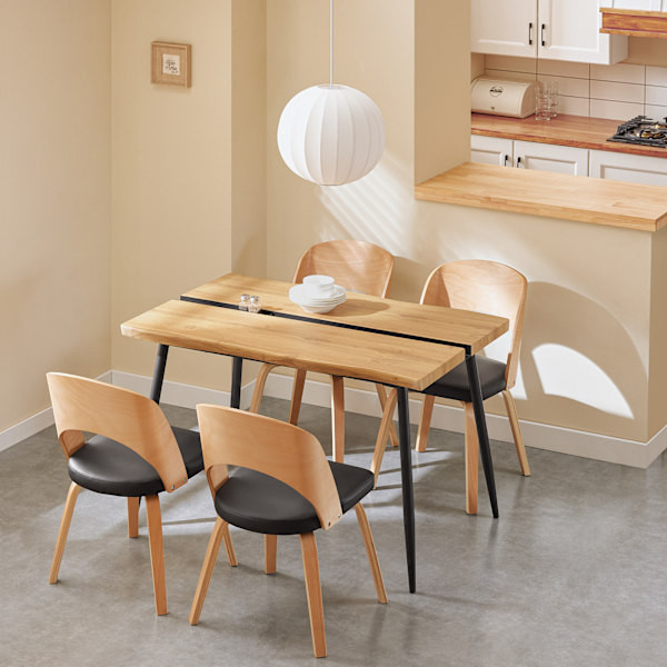 SoBuy, vægklapbord, Køkkenhalvø, Køkkenbord, FWT110-N