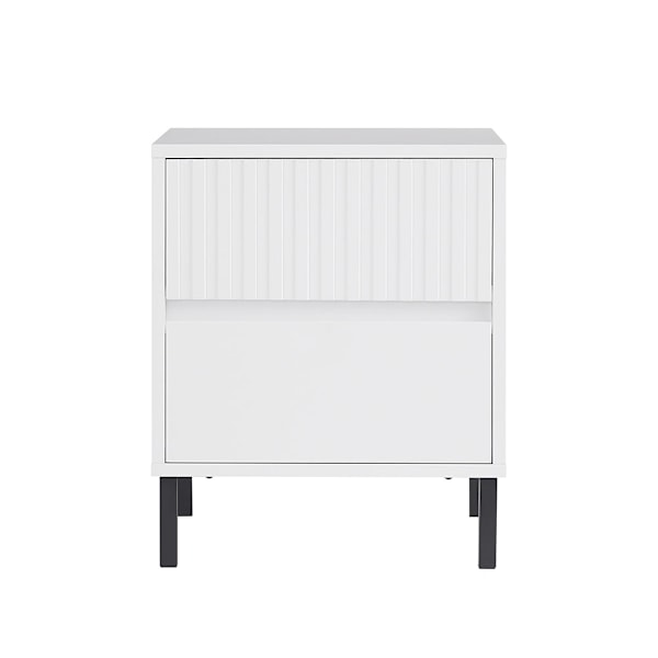 SoBuy Sengebord Sofabord Mobilt sidebord Endebord FBT157-W