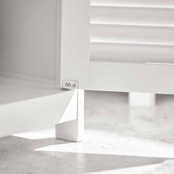 SoBuy Badeværelsesskab, underskab til vask, hvid FRG237-W White Sink cabinet(on wall)