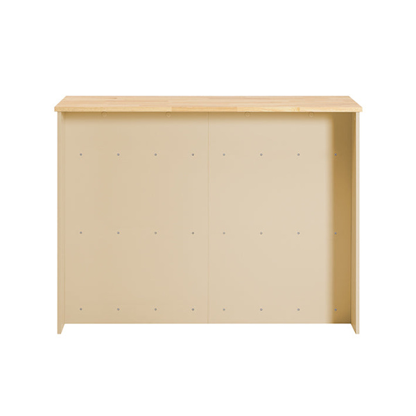 SoBuy Kogeø Køkkenø Fritstående køkkenø Slagterbænk KNL04-MI 120*60*90 CM