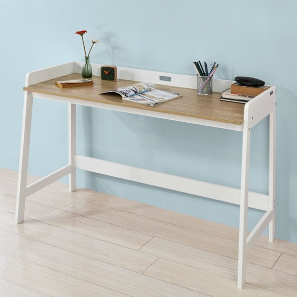 SoBuy Skrivebord, Computerbord hvid FWT41-WN version1