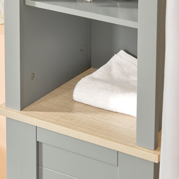 SoBuy Högskåp Högstomme m hyllplan Badrumsmöbler BZR68-HG High cabinet