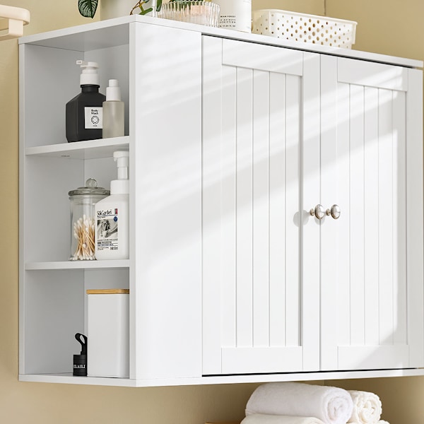 SoBuy Väggskåp med 2 dörrar Överskåp BZR188-W White 75*30*60CM
