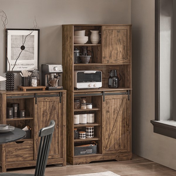 SoBuy Sideboard Bufféskåp Köksskåp Skänk för kök FSB83-N