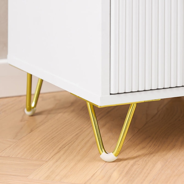 SoBuy Sengebord med 2 skuffe Sofabord Sidebord FBT123-W
