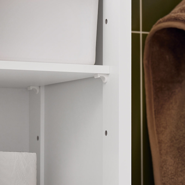 SoBuy Højskab BadeværelsesskabBadeværelsesreol FRG236-WN White High cabinet