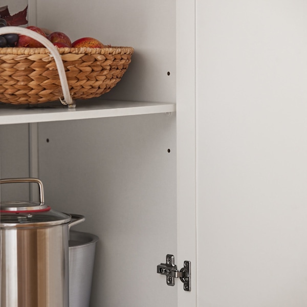 SoBuy Keittiösaareke kaappi ja klaffipöytä FKW41-WN White tabletop in wood