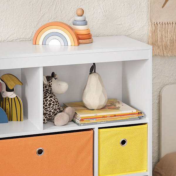 SoBuy Lasten kirjahylly Lehtiteline Kulmahylly KMB26-W L92*B40*A93cm