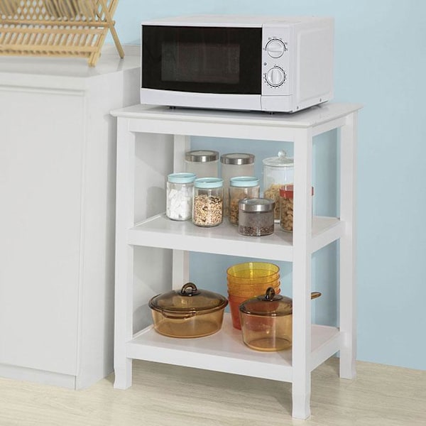 SoBuy, Avlastningsbord, Soffbord, Hallmöbler, FSB18-W White W60 x D40 x H80cm