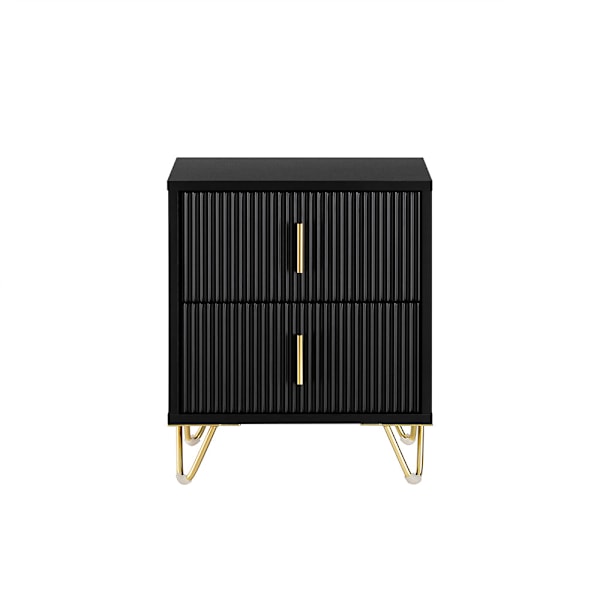 SoBuy Nattduksbord Soffbord Sidobord Sängbord FBT115-SCH black 40*40*47cm
