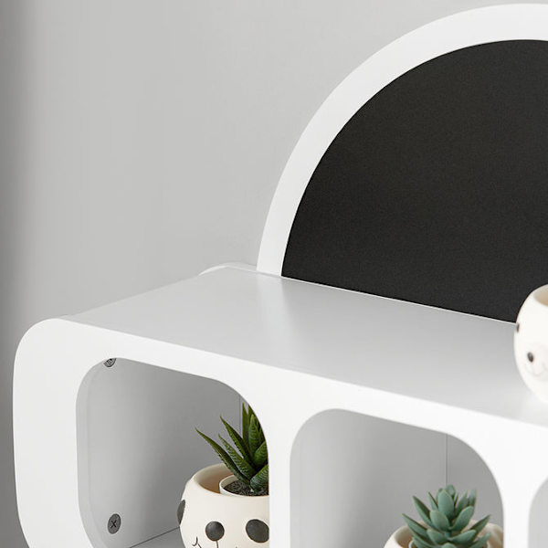 SoBuy Seinäkaappi seinälle Lasten kirjahylly lehtiteline KMB86-W WALL SHELF
