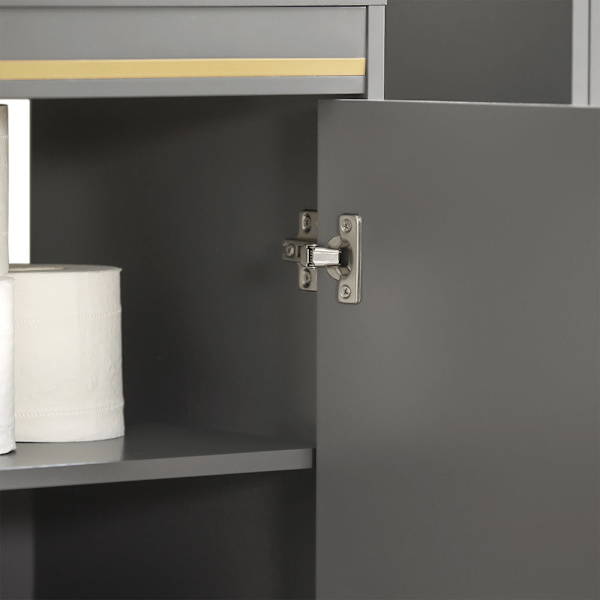 SoBuy Badeværelsesvaskeskab 2 døre BZR129-HG 75*35*65cm