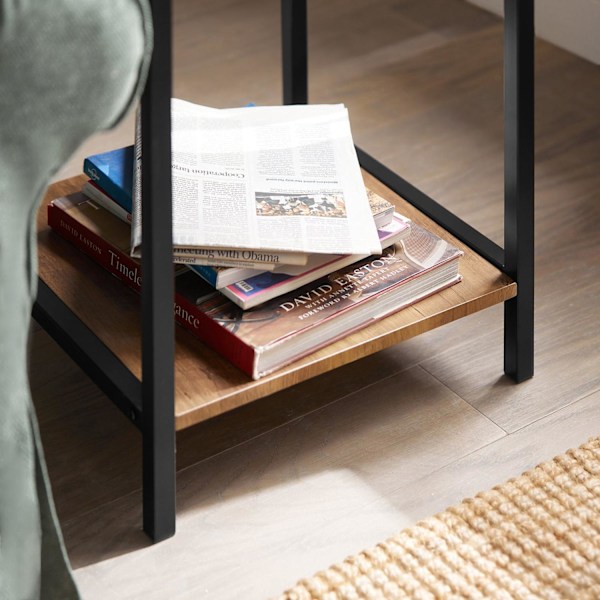 SoBuy Satsbord set om 2, Sidobord, Soffbord, Cafébord, FBT99-F